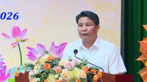 Đồng chí Đặng Hữu Hiệp, Phó Bí thư Thường trực Đảng ủy xã Thượng Phúc phát biểu chỉ đạo hội nghị