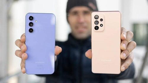 Galaxy A54 trông khá khác biệt so với phiên bản tiền nhiệm - Nguồn ảnh: Phone Arena