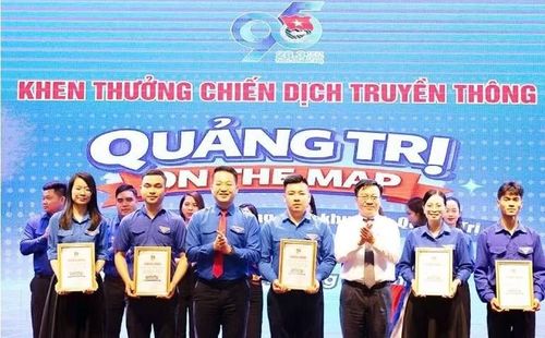 Tỉnh Đoàn Quảng Trị khen thưởng 10 đơn vị có sản phẩm tiêu biểu và 5 đơn vị có sản phẩm được yêu thích trong chiến dịch truyền thông