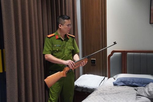 Tang vật cảnh sát phát hiện tại nhà đối tượng Nguyễn Văn Thức