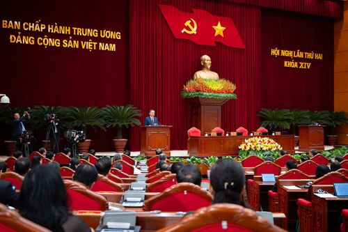 Tổng Bí thư: Phải phát huy thế mạnh mô hình chính quyền địa phương 2 cấp. Ảnh: Phạm Thắng