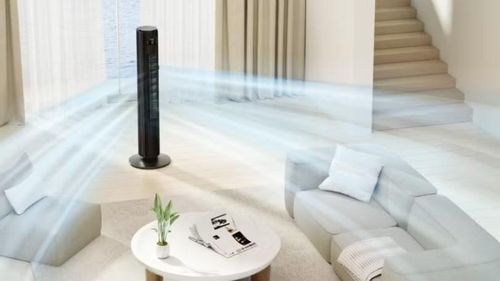 Quạt tháp phù hợp phòng ngủ có không gian nhỏ