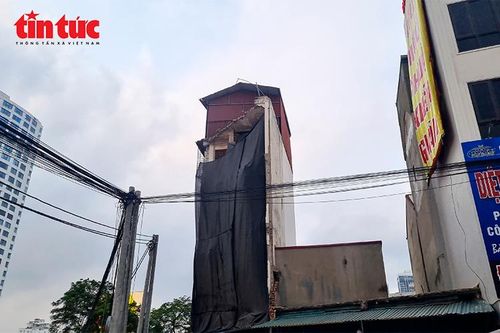 Nhà cao tầng "siêu mỏng" xuất hiện bên đường Vành đai 1.