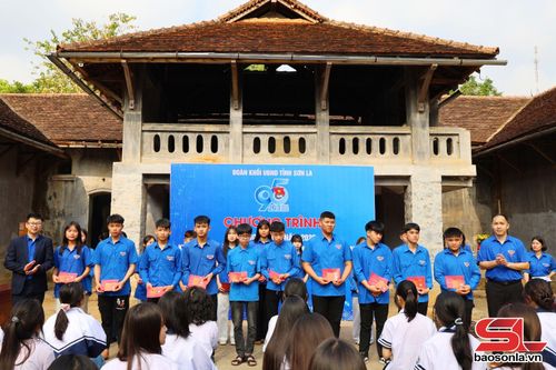 Tổ chức kết nạp Đoàn cho các thanh niên ưu tú.