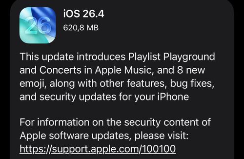 iOS 26.4 đã có thể nâng cấp trên thiết bị Apple tại Việt Nam. Ảnh: HL