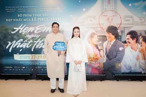 Vợ chồng đạo diễn - nhà sản xuất - diễn viên Thanh Thúy, Đức Thịnh. Cặp đôi sẽ góp mặt trên đường đua phim dịp Lễ 30/4 với "Trùm sò"