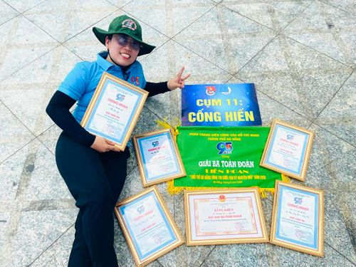 Chị My tham gia năng nổ trong các hoạt động Tháng Thanh niên, ghi dấu bằng nhiều phần việc thiết thực và thành tích nổi bật.