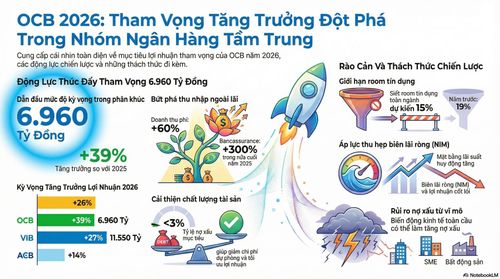 Thu nhập ngoài lãi là trụ cột cho tham vọng tăng trưởng lợi nhuận của OCB năm 2026.