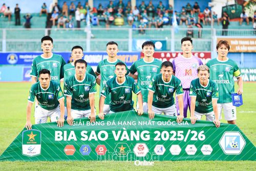 Các cầu thủ Khatoco Khánh Hòa hiện tại.