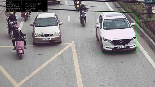 Camera AI ở Thanh Hóa phát hiện nhiều phương tiện vi phạm giao thông.