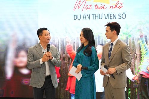 Ông Đỗ Thanh Hải, Phó Tổng Giám đốc Đài Truyền hình Việt Nam chia sẻ về hướng đi mới của VTV3. (Ảnh: CTV/Vietnam+)