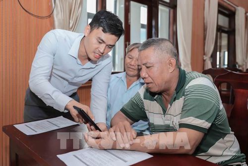 Ngư dân tham dự tập huấn tại Lý Sơn về bảo tồn biển, rùa biển và hệ sinh thái biển; được trang bị kiến thức, kỹ năng cứu hộ, giám sát, góp phần lan tỏa ý thức bảo vệ đại dương bền vững. Ảnh: Phan Phương – TTXVN