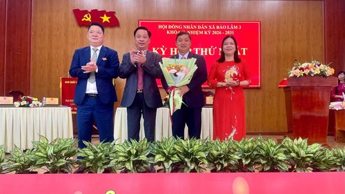 Đồng chí Nguyễn Đình Bình, Bí thư Đảng ủy xã đã được tín nhiệm bầu giữ chức vụ Chủ tịch HĐND xã Bảo Lâm 3 khóa II; nhiệm kỳ 2026 - 2031
