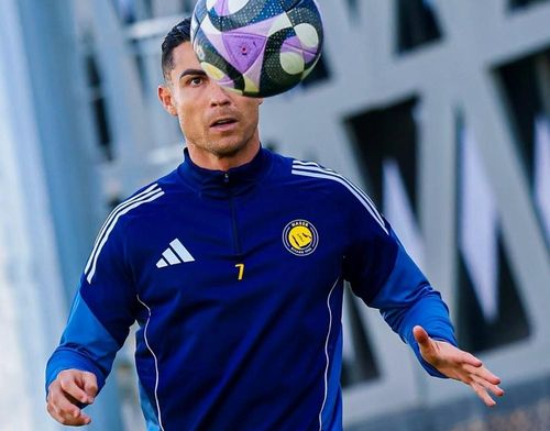 Ronaldo đã trở lại tập luyện sau chấn thương.
