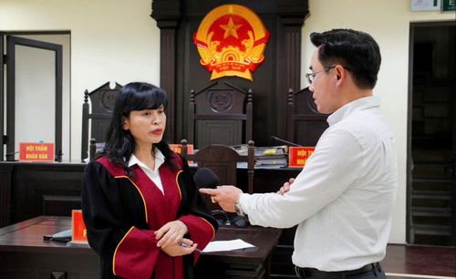 Thẩm phán Vũ Thị Nguyệt chia sẻ với PV.