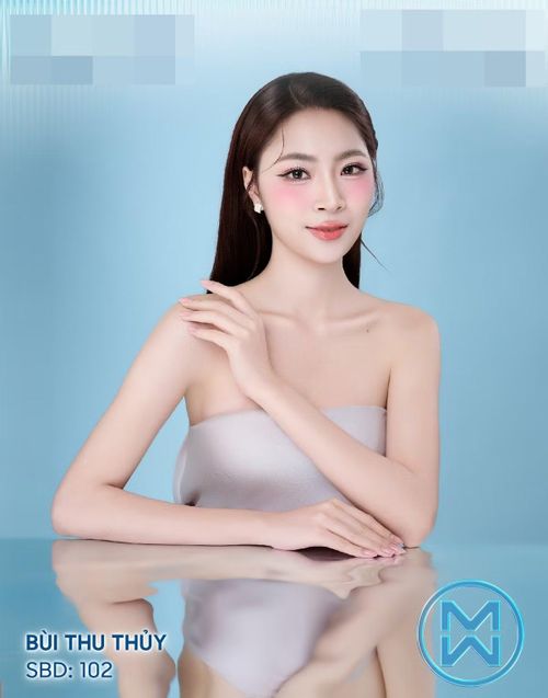 Bùi Thu Thủy cao 1m71, có số đo ba vòng 83-60-92cm. Trước khi tham gia Miss World Vietnam 2025, cô từng vào top 15 Miss Grand Vietnam 2025.