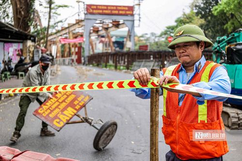 Việc sửa chữa nhằm mục tiêu bảo đảm an toàn cho tuyến đường sắt Hà Nội – Đồng Đăng đi qua khu vực này.