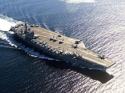 Mỹ có 11 tàu sân bay, nhưng chỉ có 3-4 chiếc ở trạng thái sẵn sàng chiến đấu hoàn toàn. Ảnh: Wikipedia.