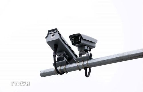 Các camera AI hỗ trợ phát hiện vi phạm trật tự, an toàn giao thông. (Ảnh: Phạm Kiên/TTXVN)