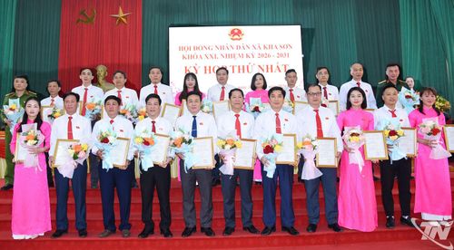 Các đại biểu HĐND xã Kha Sơn, nhiệm kỳ 2026-2031.