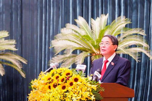 Phó Chủ tịch Quốc hội Nguyễn Đức Hải phát biểu tại kỳ họp