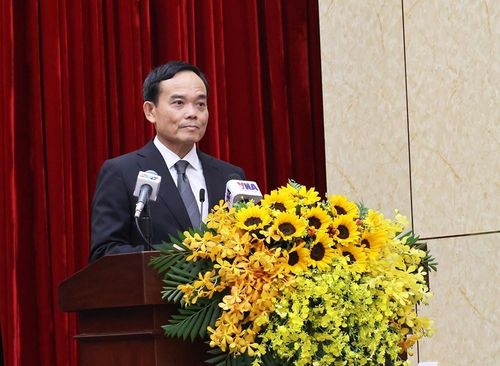Ủy viên Bộ Chính trị, Bí thư Thành ủy TP HCM Trần Lưu Quang. Ảnh: hochiminhcity.gov.