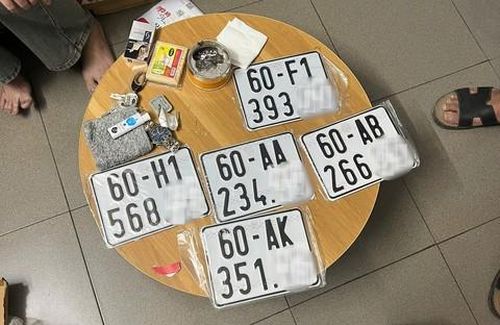 Biển số xe dùng để gây án và tẩu thoát
