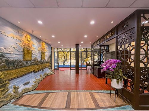 Không gian văn hóa Nam bộ được bệnh viện xây dựng phục vụ cho du lịch y tế. Ảnh: BVCC.