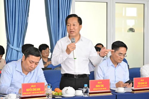 Ông Hoàng Tùng, Trưởng Ban Đô thị HĐND TPHCM nêu ý kiến. Ảnh: VIỆT DŨNG