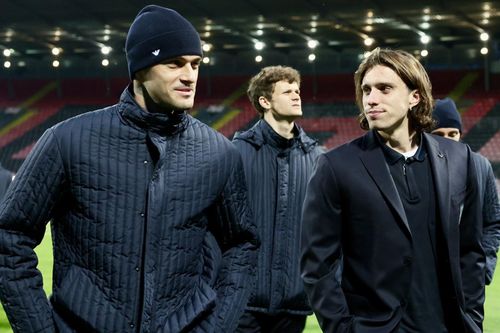 Calafiori và các đồng đội tự tin khi đến Zenica. Ảnh: Azzurri