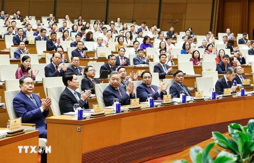 Tổng Bí thư Tô Lâm và các đại biểu tham dự Hội nghị. (Ảnh: Doãn Tấn/TTXVN)