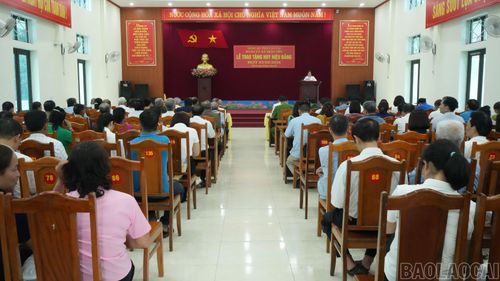 Quang cảnh buổi lễ.