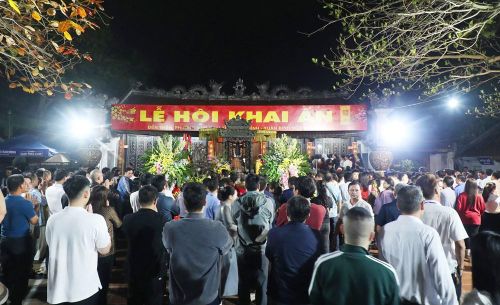 Lễ hội khai ấn đền Trần (Ninh Bình) năm 2026 diễn ra an toàn, văn minh. Ảnh: TR.HUẤN