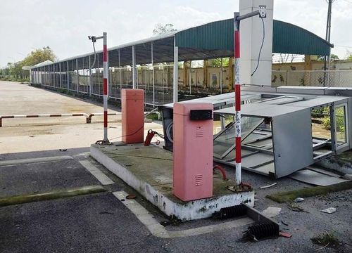 Một số hạng mục tại bến xe có dấu hiệu xuống cấp do không được sử dụng trong thời gian dài