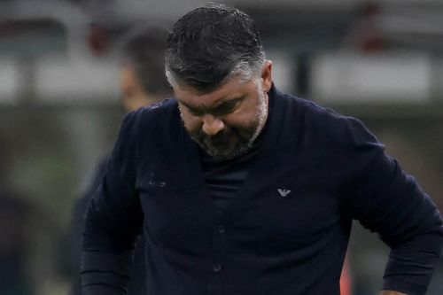 Gattuso bật khóc khi Italia lỡ hẹn World Cup 2026. Ảnh: ANSA