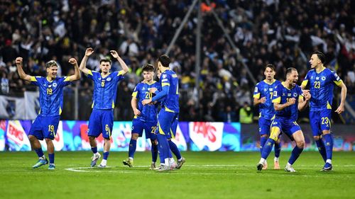 Bosnia làm nên lịch sử. Ảnh: EFE
