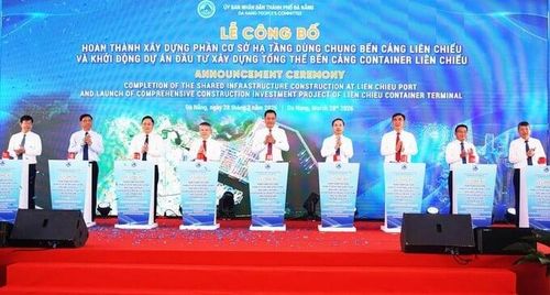 Hoàn thành xây dựng phần cơ sở hạ tầng dùng chung bến cảng Liên Chiểu