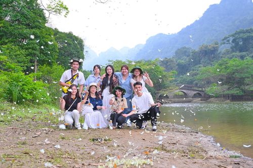 Cúc Phương trở thành điểm chụp ảnh hấp dẫn mùa bướm.