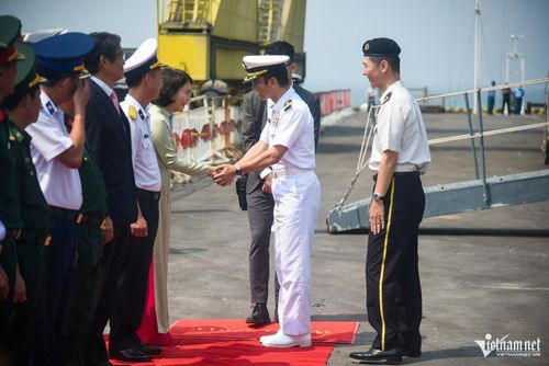 Lễ đón sĩ quan, thủy thủ tàu hộ vệ Asahi Nhật Bản đến thăm thành phố Đà Nẵng
