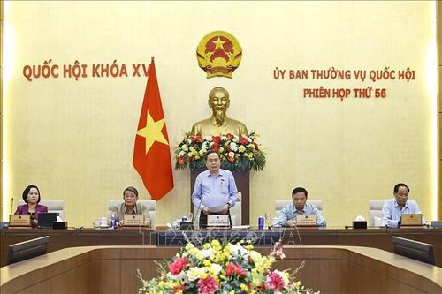 Chủ tịch Quốc hội Trần Thanh Mẫn phát biểu bế mạc phiên họp. Ảnh: Doãn Tấn/TTXVN