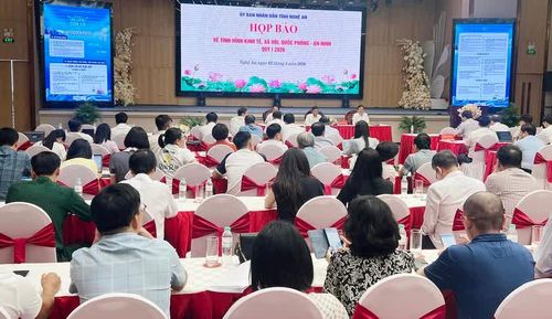 Quang cảnh buổi họp báo chiều 2/4/2026. Ảnh: Quốc Huy