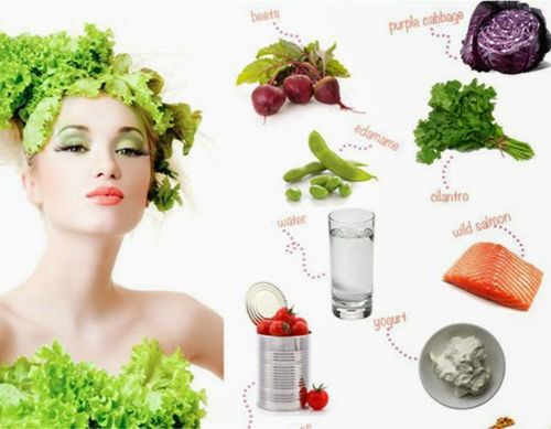 Lựa chọn các thực phẩm lành mạnh, giàu dinh dưỡng giúp làm đẹp da.