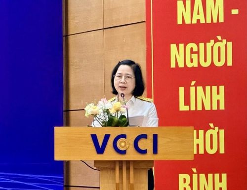 Bà Nguyễn Thu Trà - Trưởng Ban Quản lý tuân thủ và hỗ trợ người nộp thuế, Cục Thuế (Bộ Tài chính) - Ảnh: VGP