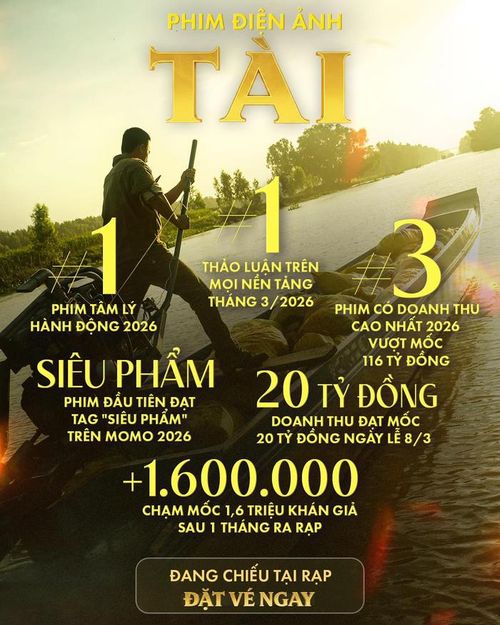 Bộ phim Tài đã tạo nên làn sóng lớn trong làng điện ảnh Việt. 