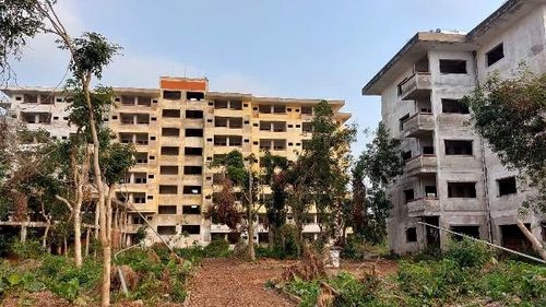 Dự án ký túc xá Đại học Hải Phòng đầu tư gần 20 năm vẫn dở dang chưa thể đưa vào hoạt động.