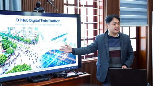 Phường Hương Trà triển khai thí điểm hệ thống bản sao số Digital Twin. Ảnh: HOÀNG ĐẠO