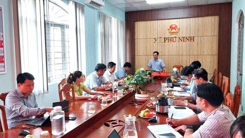 Ban Chỉ đạo 57 xã Phú Ninh tổ chức hội nghị đánh giá kết quả triển khai thực hiện Nghị quyết 57 trên địa bàn xã trong quý I năm 2026. Ảnh: QUỐC VƯƠNG