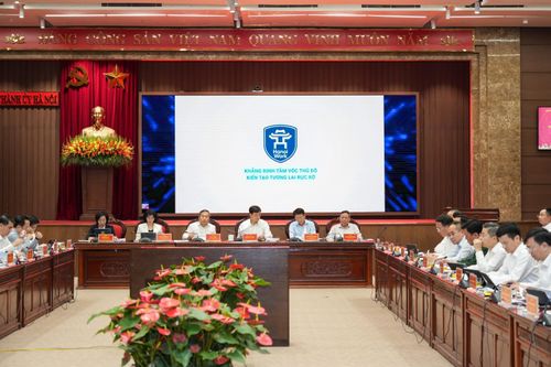 Kết quả triển khai thí điểm hệ thống HanoiWork được báo cáo tại Hội nghị giao ban Quý I của Thành phố Hà Nội.