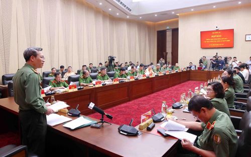 Quang cảnh Họp báo.