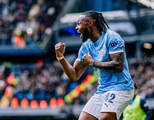  Semenyo nâng tỷ số lên 3-0 cho Man City. Ảnh: Man City